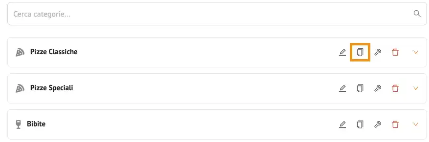 clonare una categorie del meu